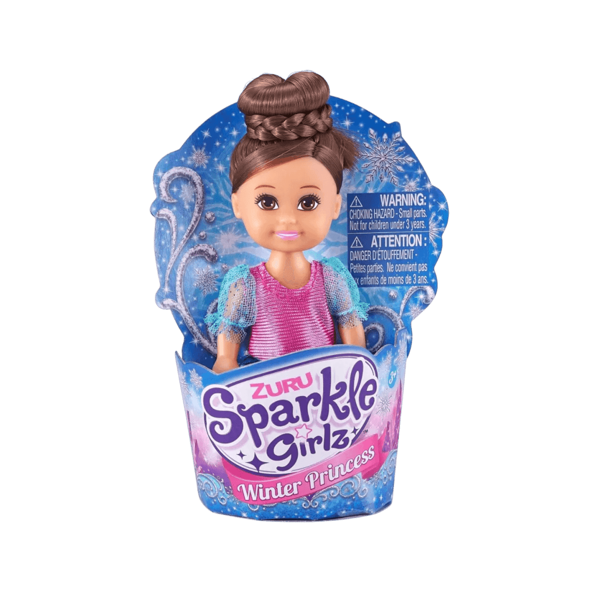 Lalka 4.7 cala ZURU Sparkle Girlz Zimowa Księżniczka Zestaw 48 sztuk.