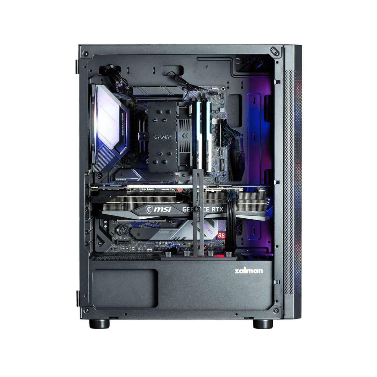 Obudowa Zalman i4 TG RGB Black.
