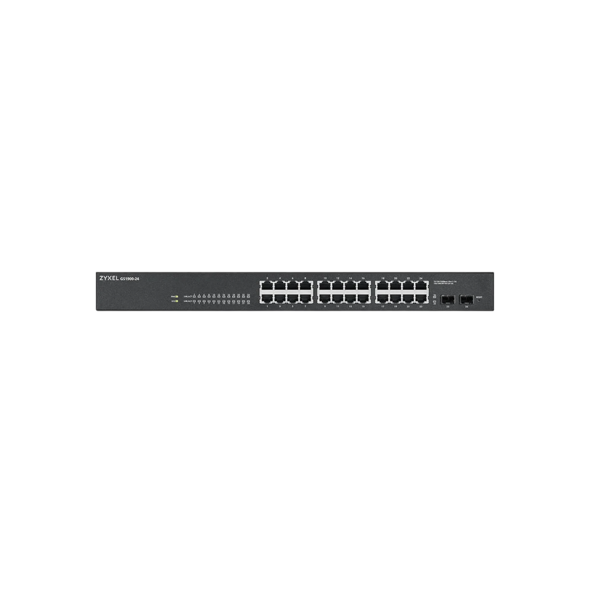 Switch zarządzalny Zyxel GS1900-24 24xGbE 2xSFP.