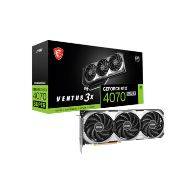 Karta graficzna MSI GeForce RTX 4070 SUPER VENTUS 3X OC 12GB GDDR6X.