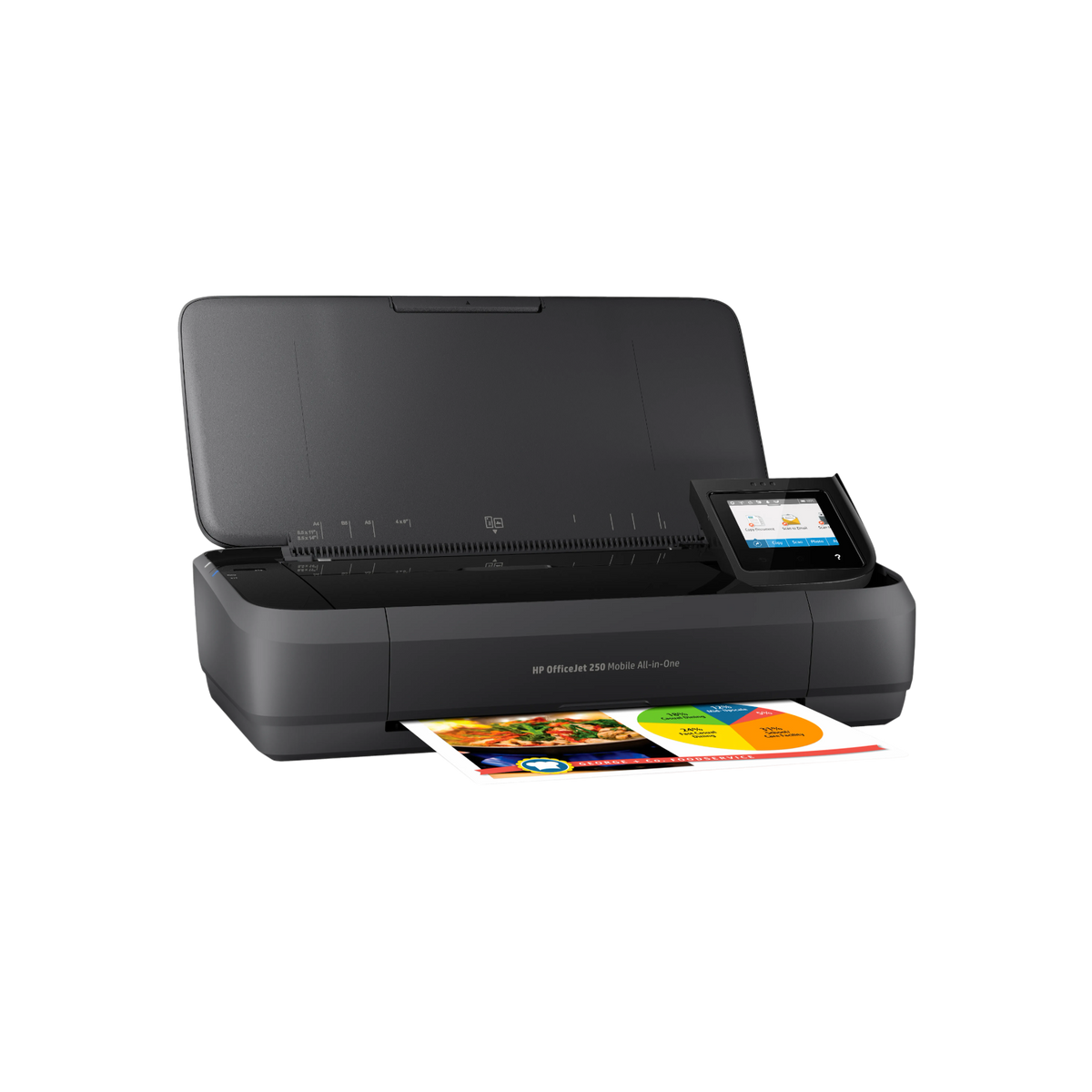 Urządzenie wielofunkcyjne przenośne atramentowe HP OfficeJet 250 Mobile.