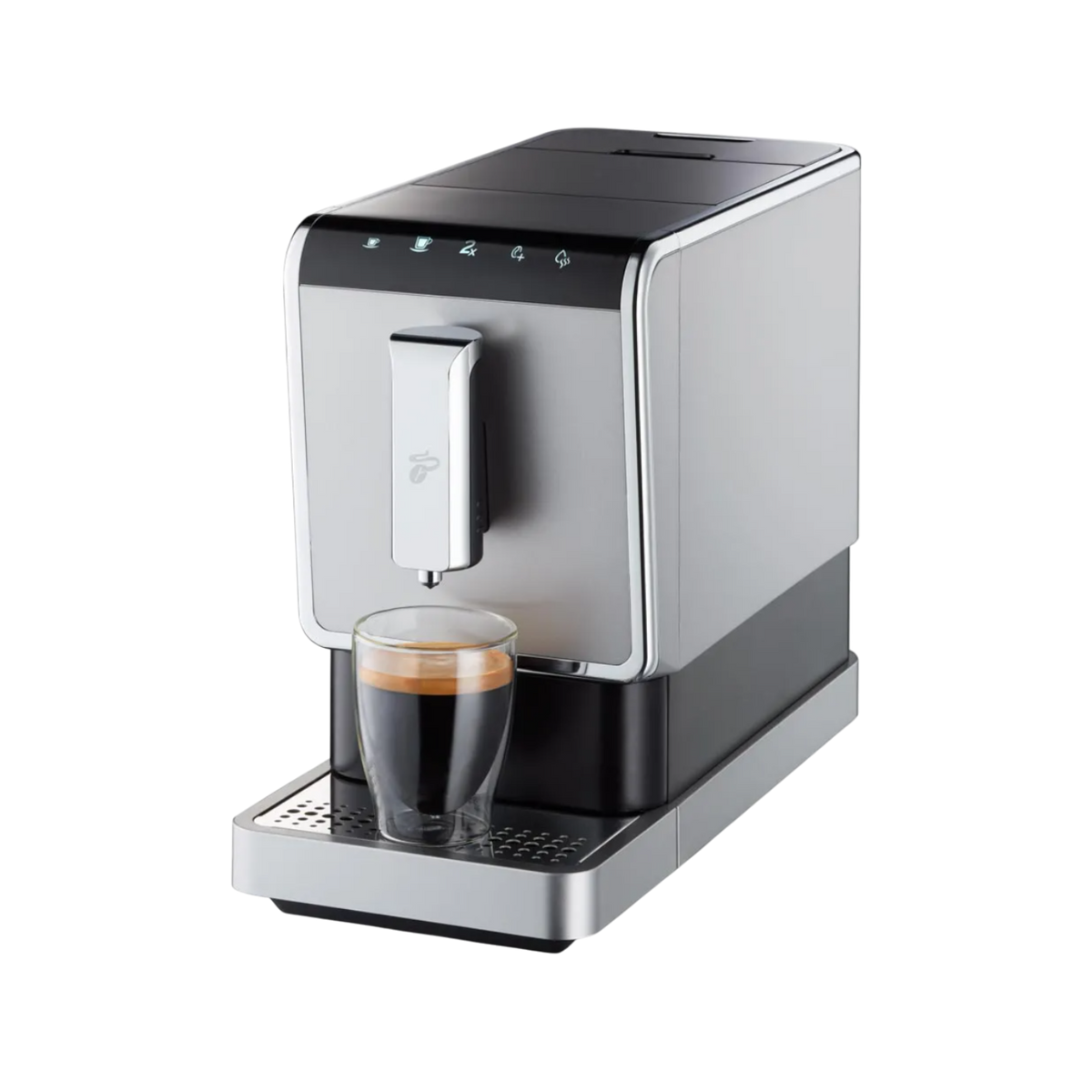 Ekspres automatyczny Tchibo Esperto Caffe Srebrny.