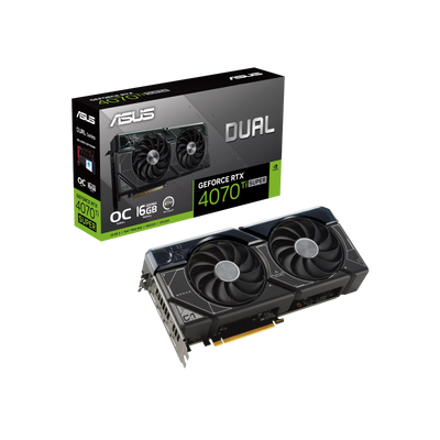 Karta graficzna Asus Dual GeForce RTX 4070 Ti SUPER OC 16GB GDDRX6.