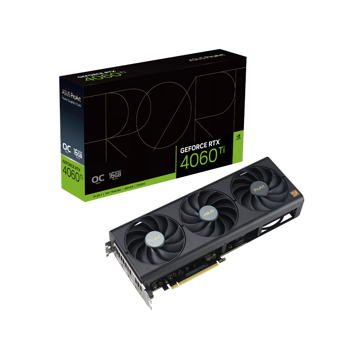 Karta graficzna Asus ProArt GeForce RTX 4060 Ti OC 16GB GDDR6.