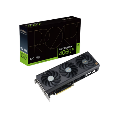 Karta graficzna Asus ProArt GeForce RTX 4060 Ti OC 16GB GDDR6.