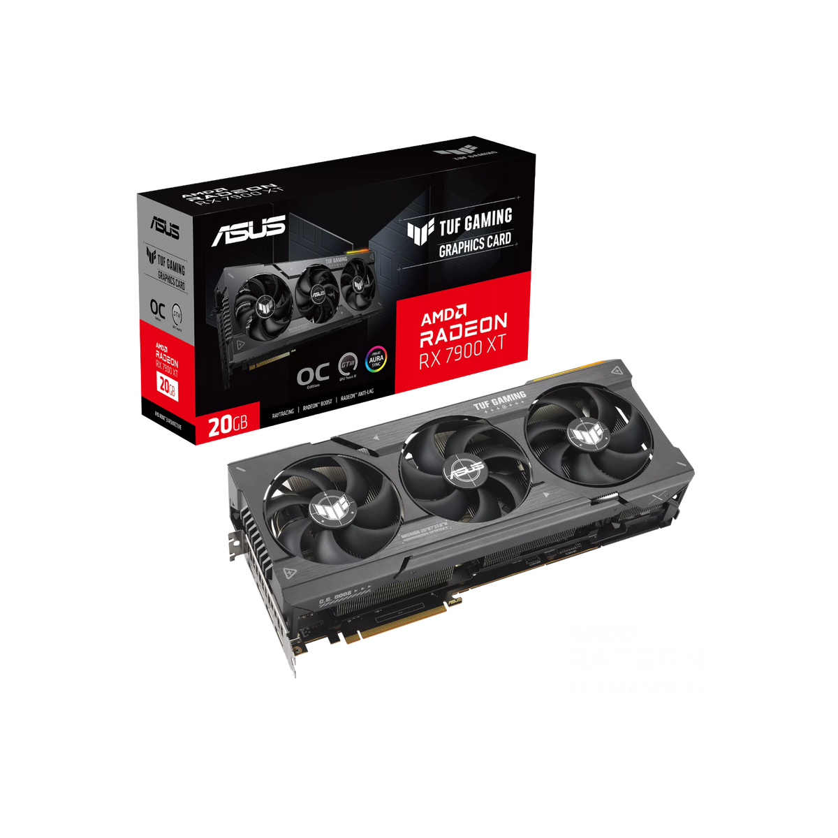 Karta graficzna Asus TUF Gaming Radeon RX 7900 XT OC 20GB GDDR6.