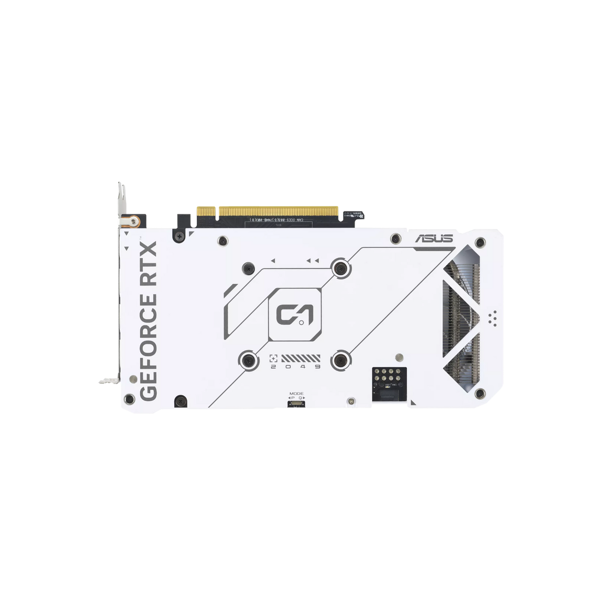 Karta graficzna Asus Dual GeForce RTX 4060 White OC 8GB GDDR6.