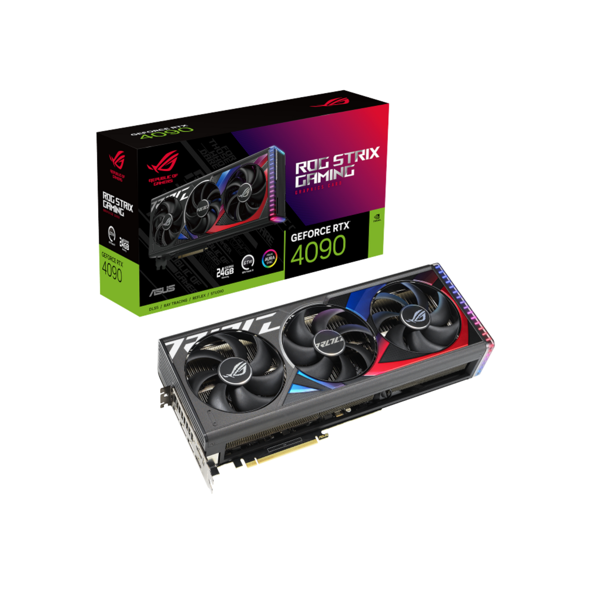 Karta graficzna Asus ROG Strix GeForce RTX 4090 24GB GDDR6X.