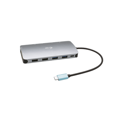 Stacja dokująca i-tec USB-C Metal Nano Stacja Dokująca 3x Display 2x DP 1x HDMI LAN Power Delivery 100 W.