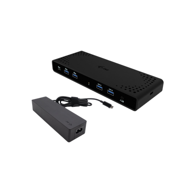 Stacja dokująca i-tec Universal Dual 4K Display Docking Station + Power Delivery 85W + Zasilacz Universal USB-C Charger 100 W.