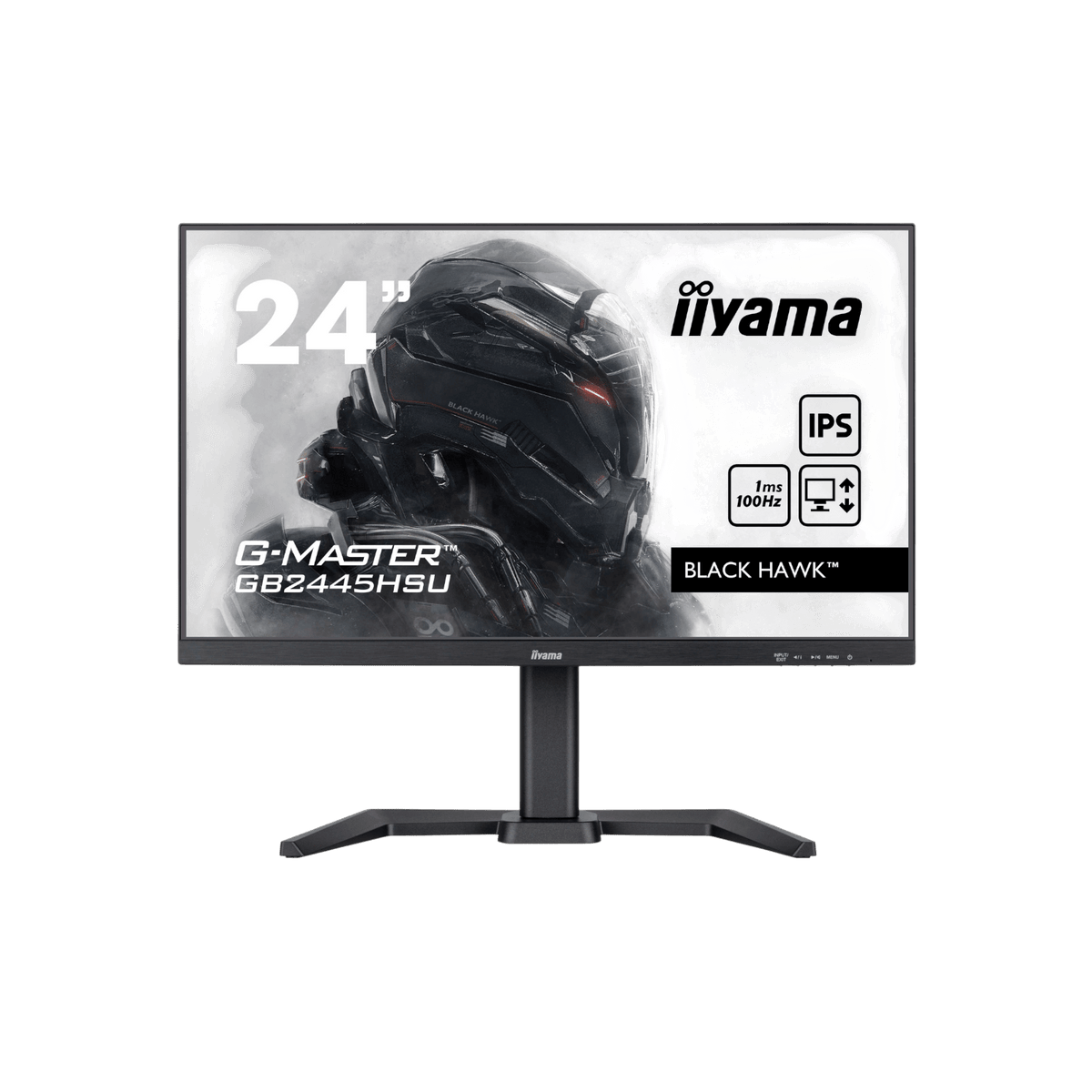 Monitor iiyama G-Master Black Hawk GB2445HSU-B2 24" IPS Full HD.