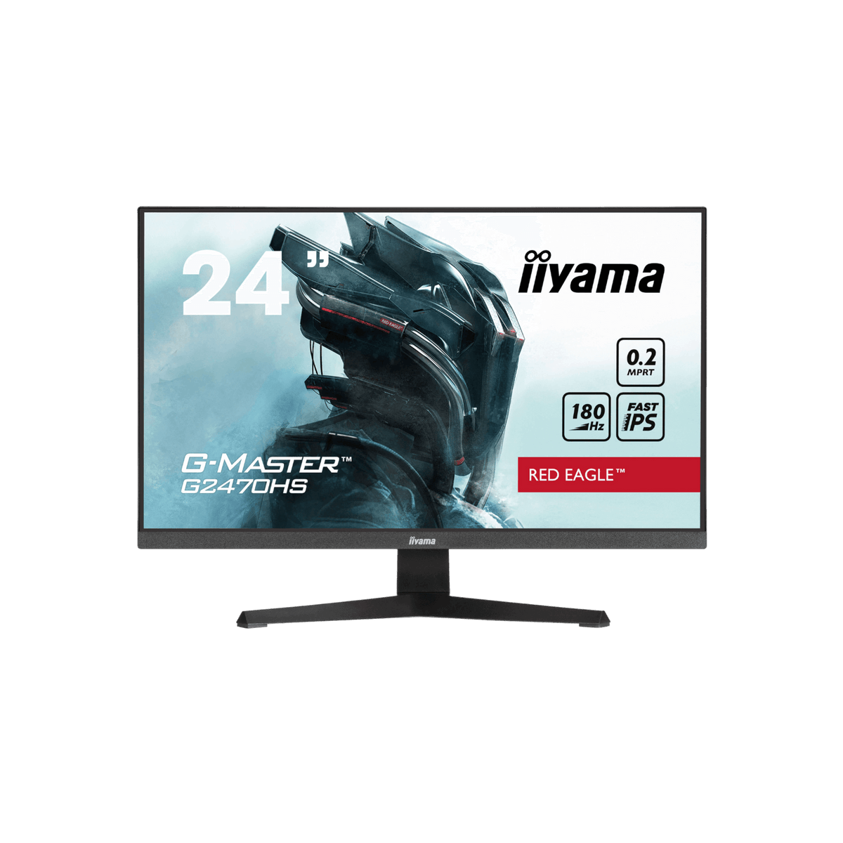 Monitor iiyama G-Master Red Eagle G2470HS-B1 24" IPS Full HD.