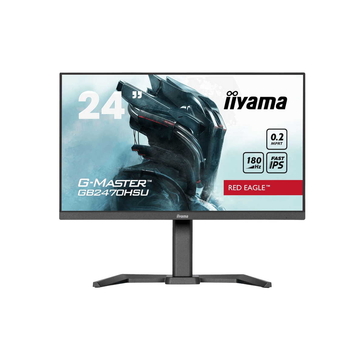 Monitor iiyama G-Master Red Eagle GB2470HSU-B6 24" IPS Full HD.