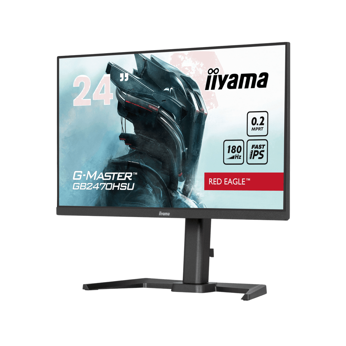 Monitor iiyama G-Master Red Eagle GB2470HSU-B6 24" IPS Full HD.