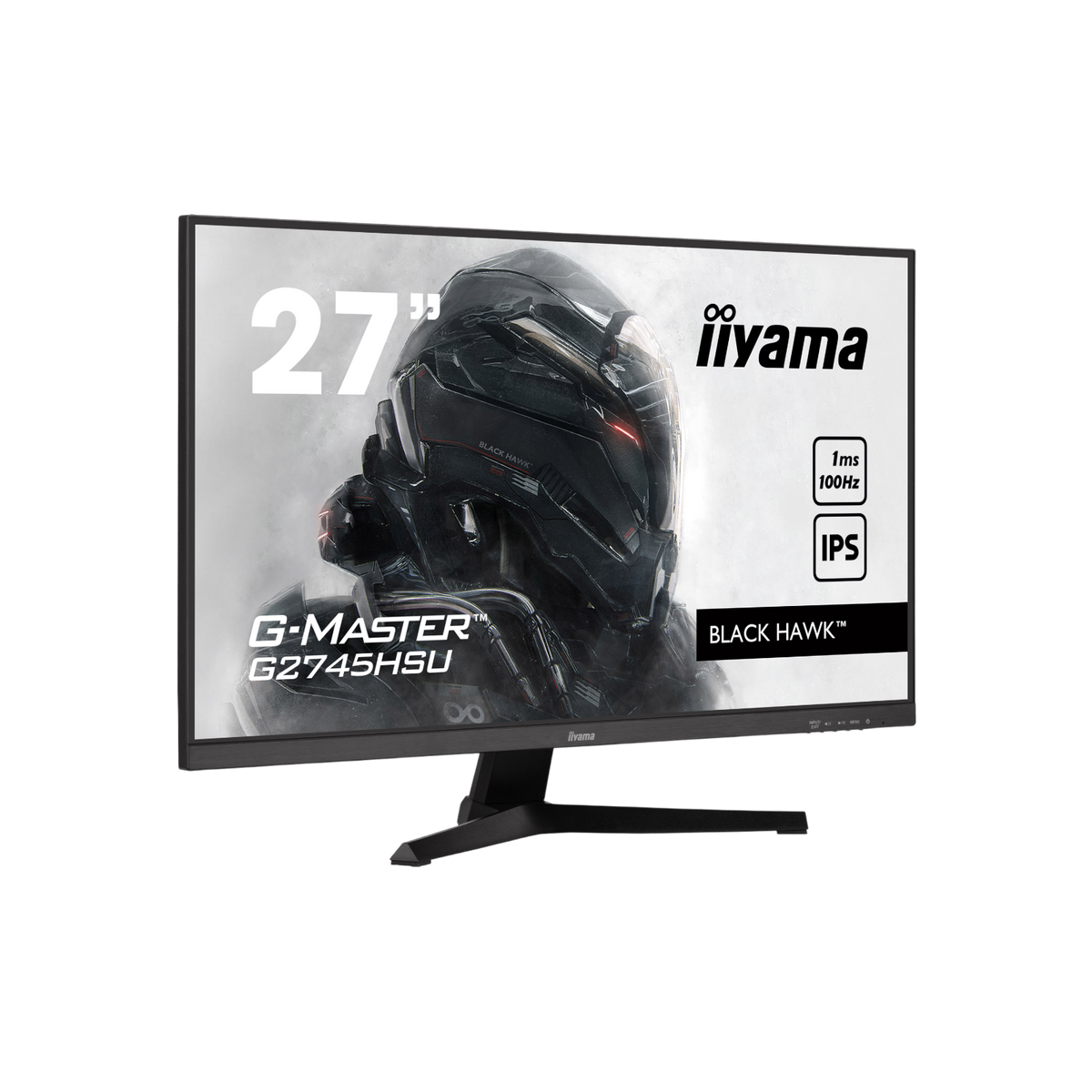Monitor iiyama G-Master Black Hawk G2745HSU-B1 27" IPS Full HD.