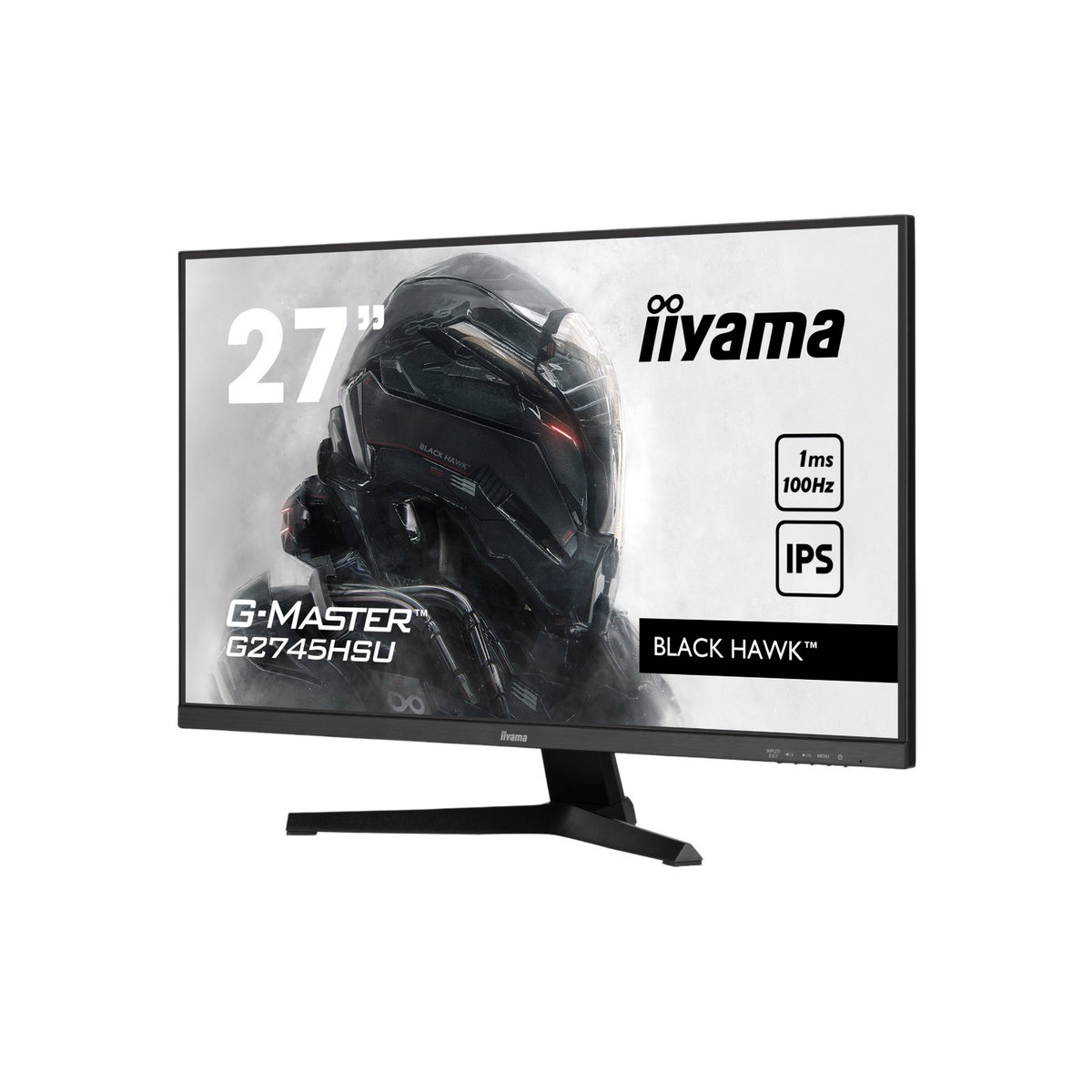 Monitor iiyama G-Master Black Hawk G2745HSU-B1 27" IPS Full HD.