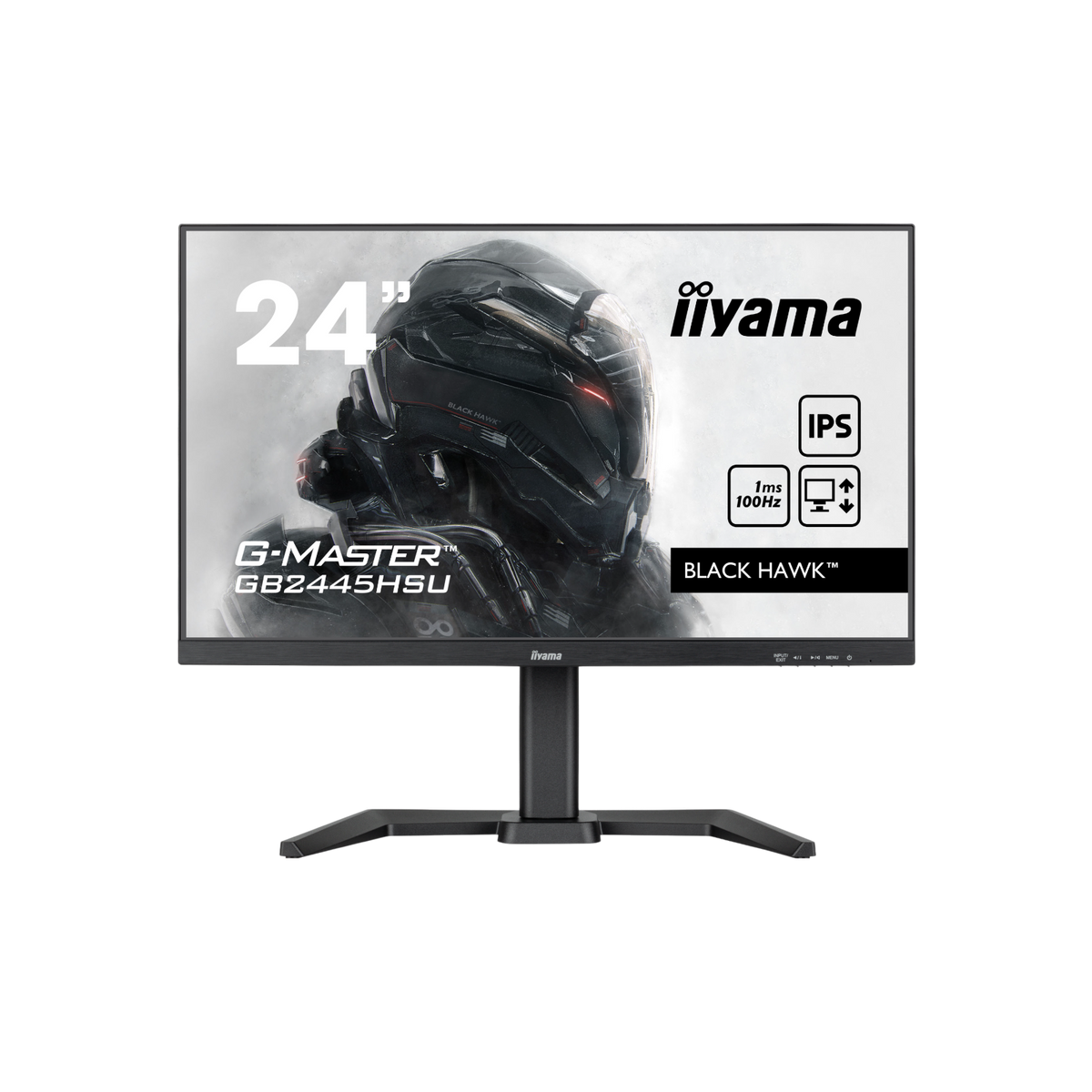 Monitor iiyama G-Master Black Hawk GB2445HSU-B1 24" IPS Full HD.