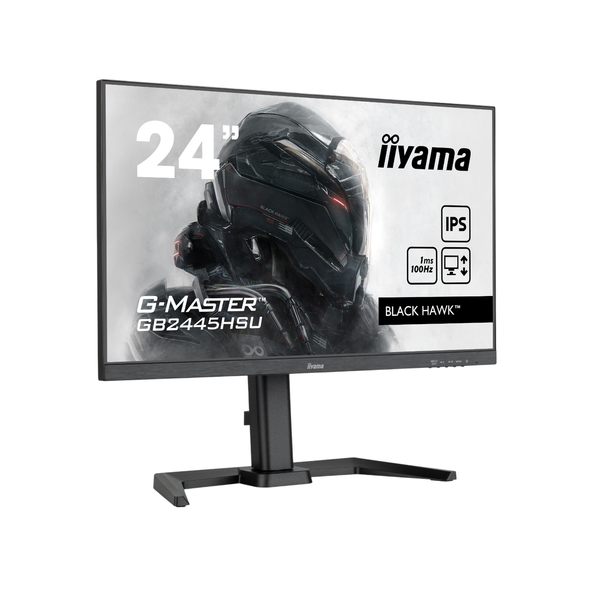 Monitor iiyama G-Master Black Hawk GB2445HSU-B1 24" IPS Full HD.