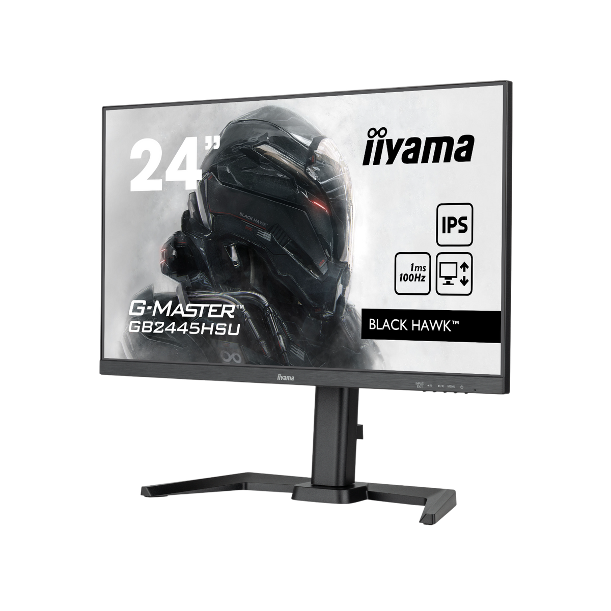 Monitor iiyama G-Master Black Hawk GB2445HSU-B1 24" IPS Full HD.