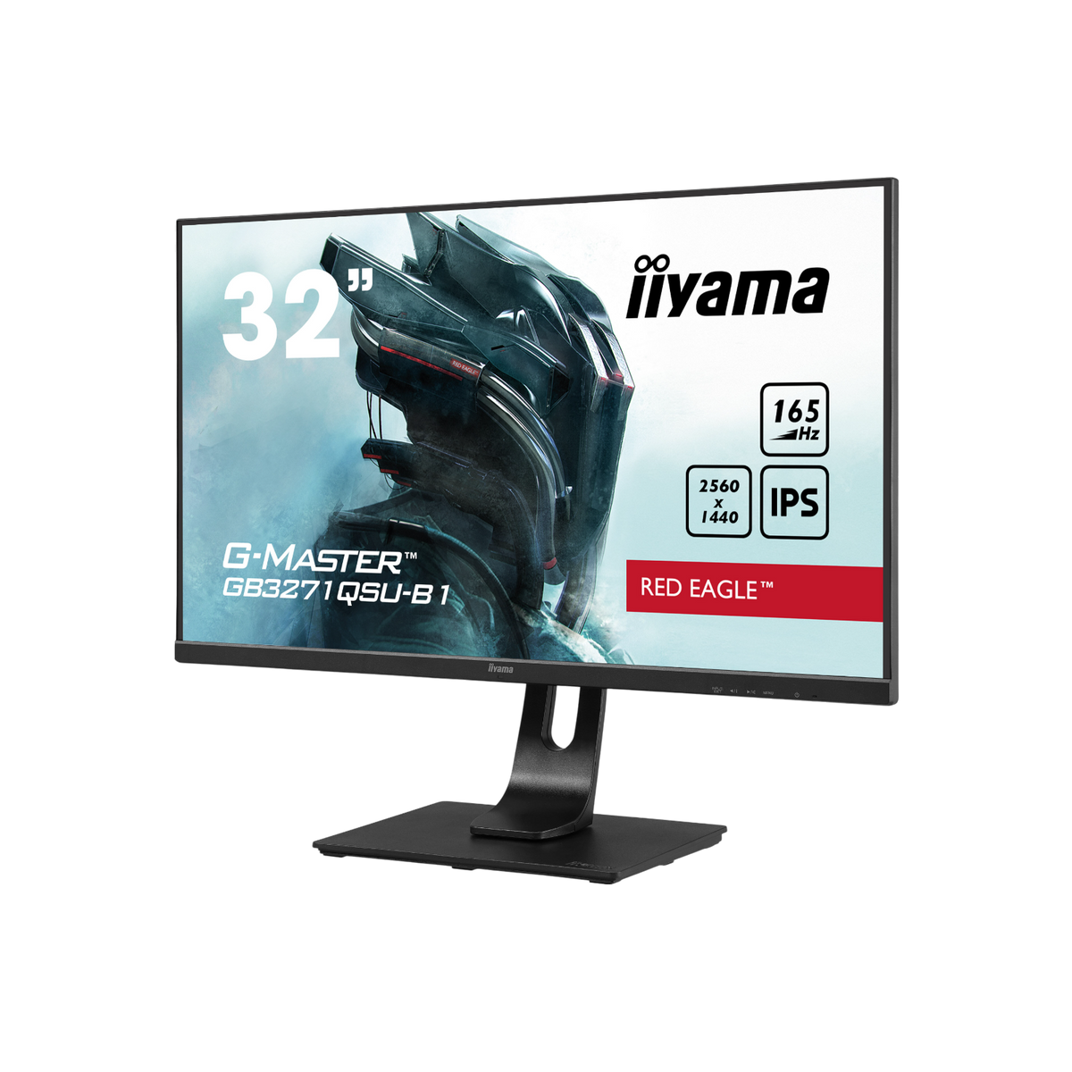 Monitor iiyama G-Master Red Eagle GB3271QSU-B1 31,5" IPS WQHD.