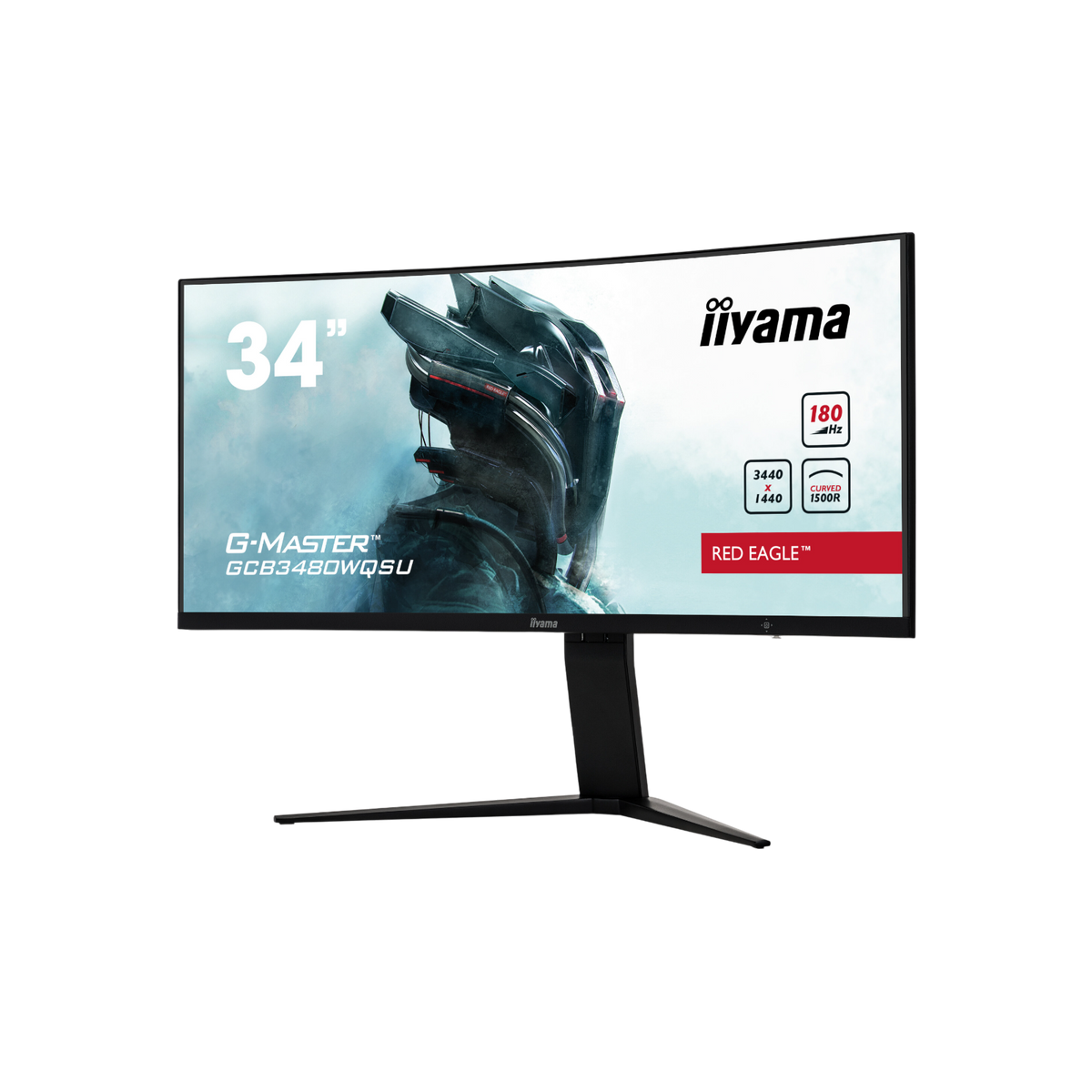 Monitor iiyama G-Master Red Eagle GCB3480WQSU-B1 34" VA UWQHD.