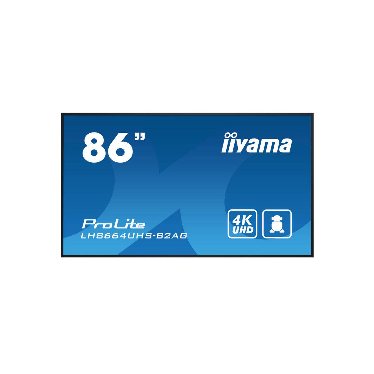 Monitor iiyama ProLite LH8664UHS-B2AG 86" IPS 4K UHD.