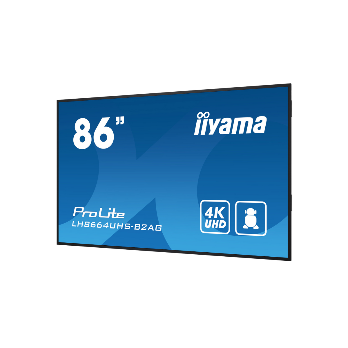 Monitor iiyama ProLite LH8664UHS-B2AG 86" IPS 4K UHD.
