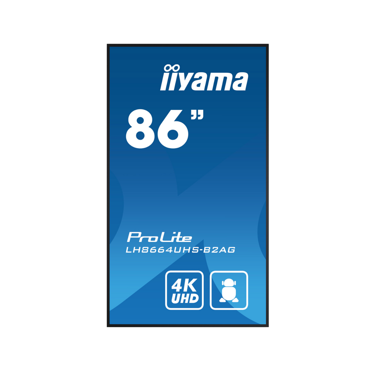 Monitor iiyama ProLite LH8664UHS-B2AG 86" IPS 4K UHD.