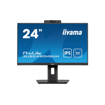 Monitor iiyama ProLite XUB2490HSUH-B1 24" IPS Full HD Kamera Windows Hello.