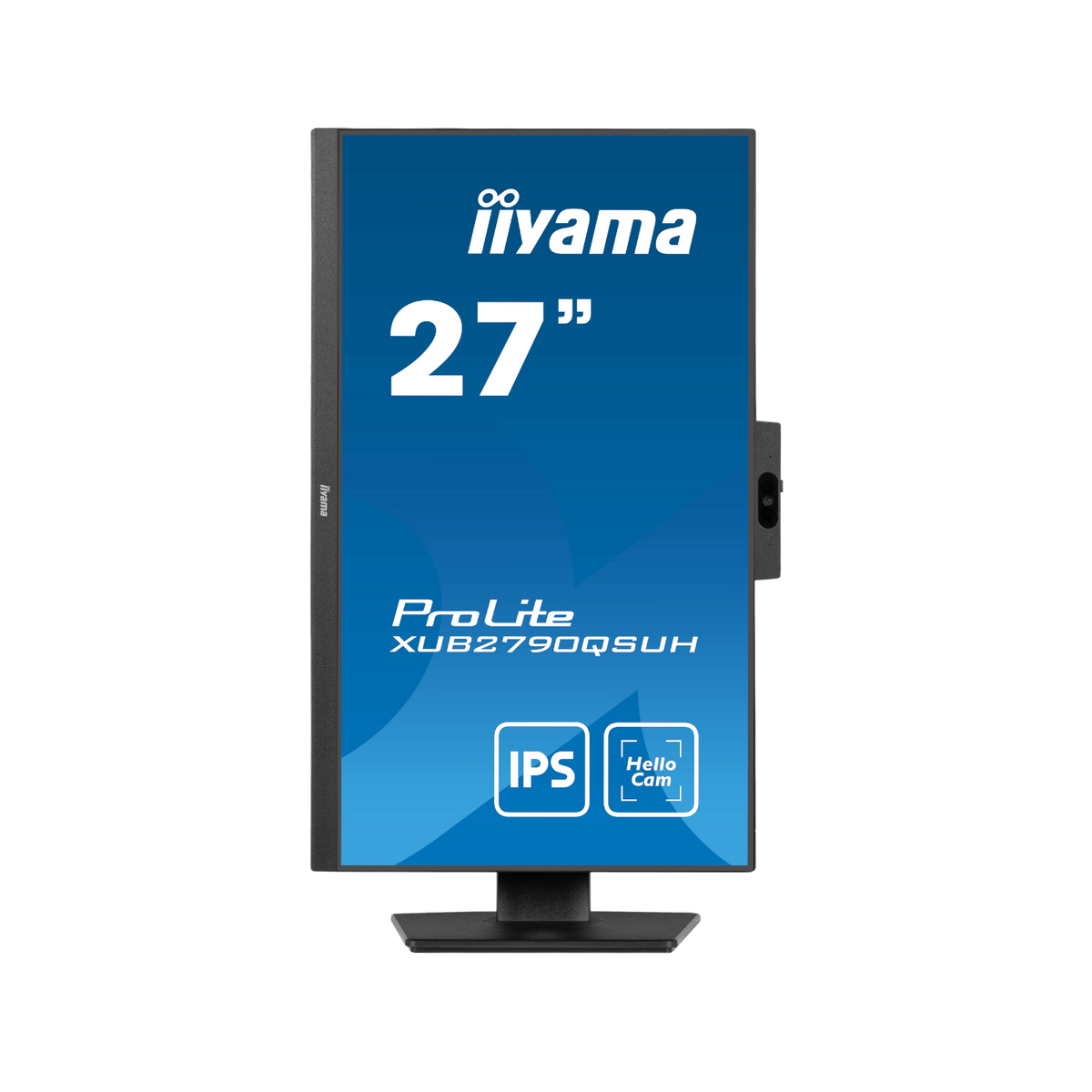 Monitor iiyama ProLite XUB2790QSUH-B1 27" IPS QHD Kamera Windows Hello.