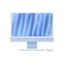 Apple iMac 24 M3 8GB 512GB SSD Niebieski.