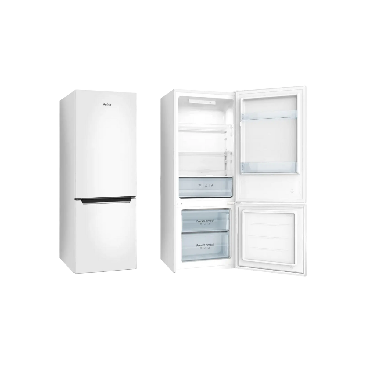 Lodówka wolnostojąca Amica FK244.4 Slim 144cm.