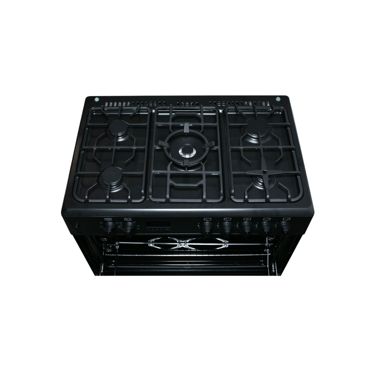 Kuchnia gazowo-elektryczna Ravanson KWGE-K90 Cheff Modern Black.