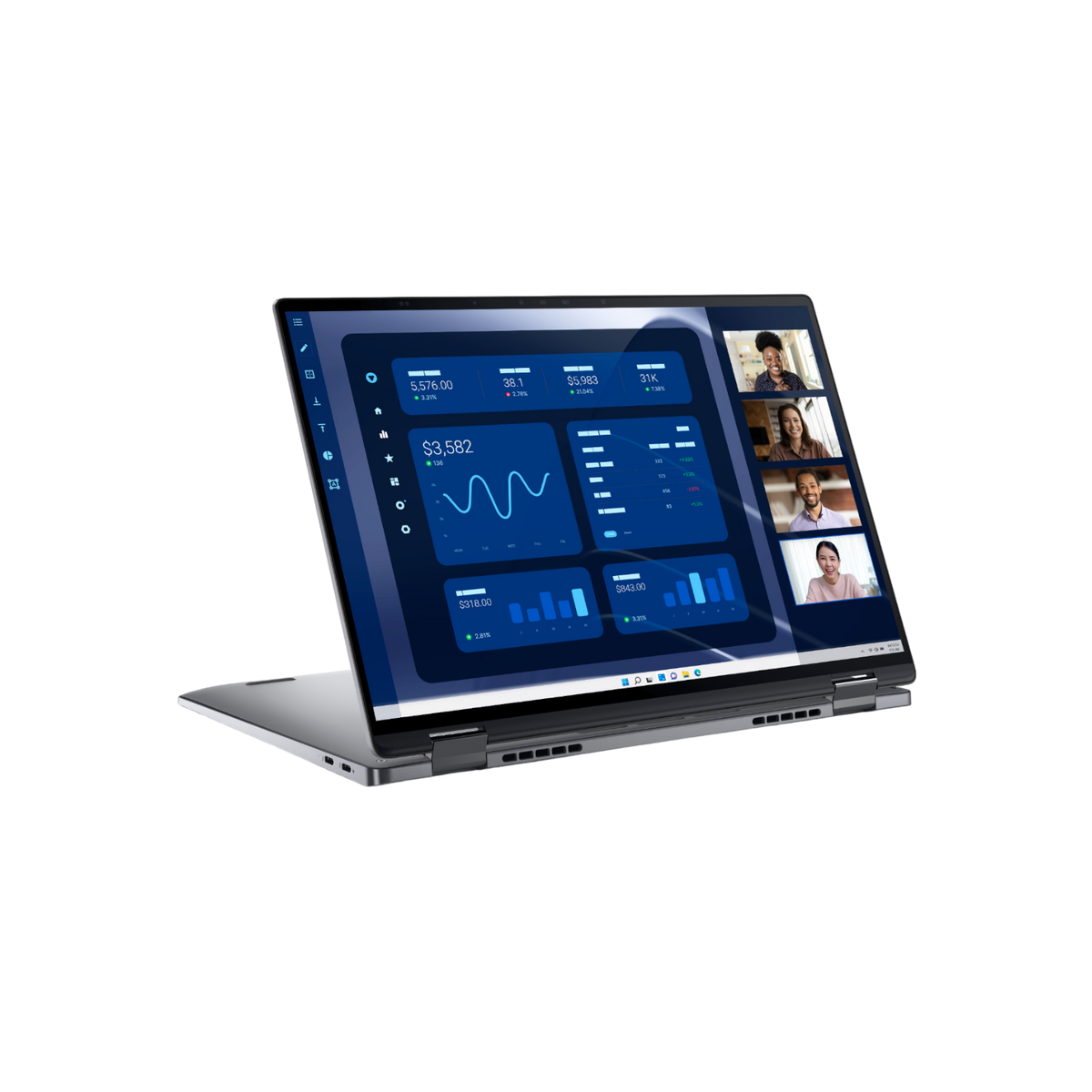 Laptop 2w1 Dell Latitude 9450 Ultra 7 165U 14" WQXGA Touch 32GB 1TB SSD Windows 11 Pro.