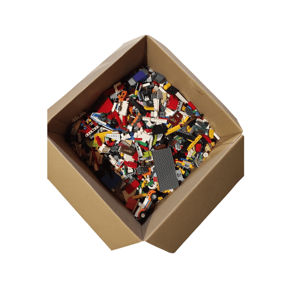 Wymieszane klocki LEGO.