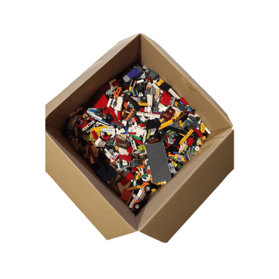 Wymieszane klocki LEGO.