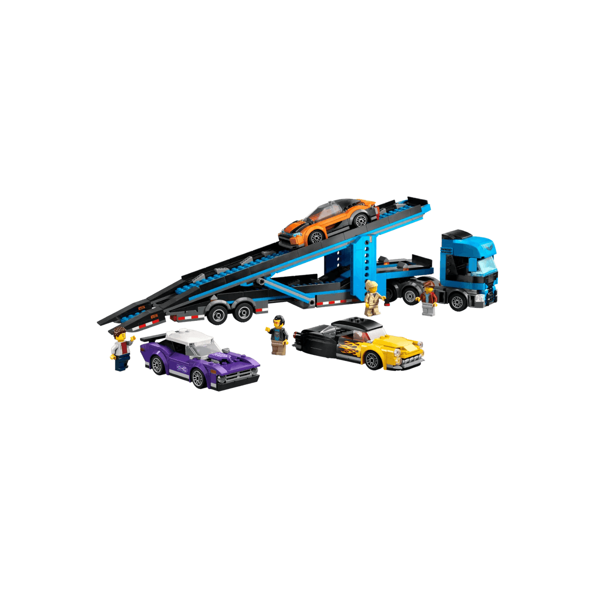 LEGO City Zestaw Laweta z samochodami sportowymi 60408.