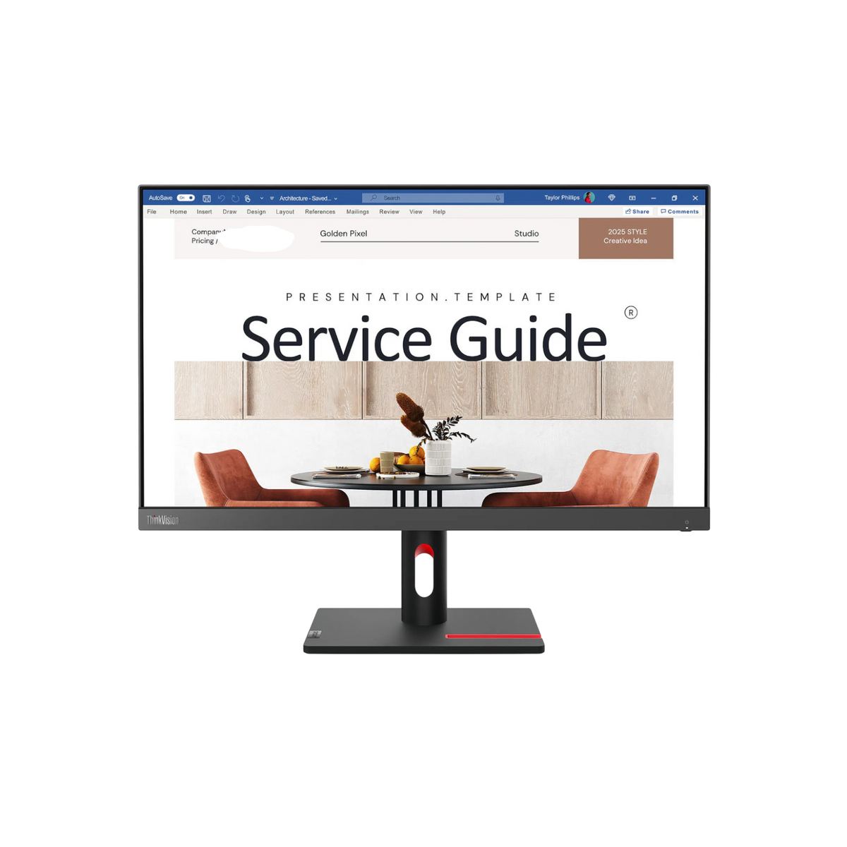 Monitor Lenovo S24i-30 23,8" IPS Full HD.