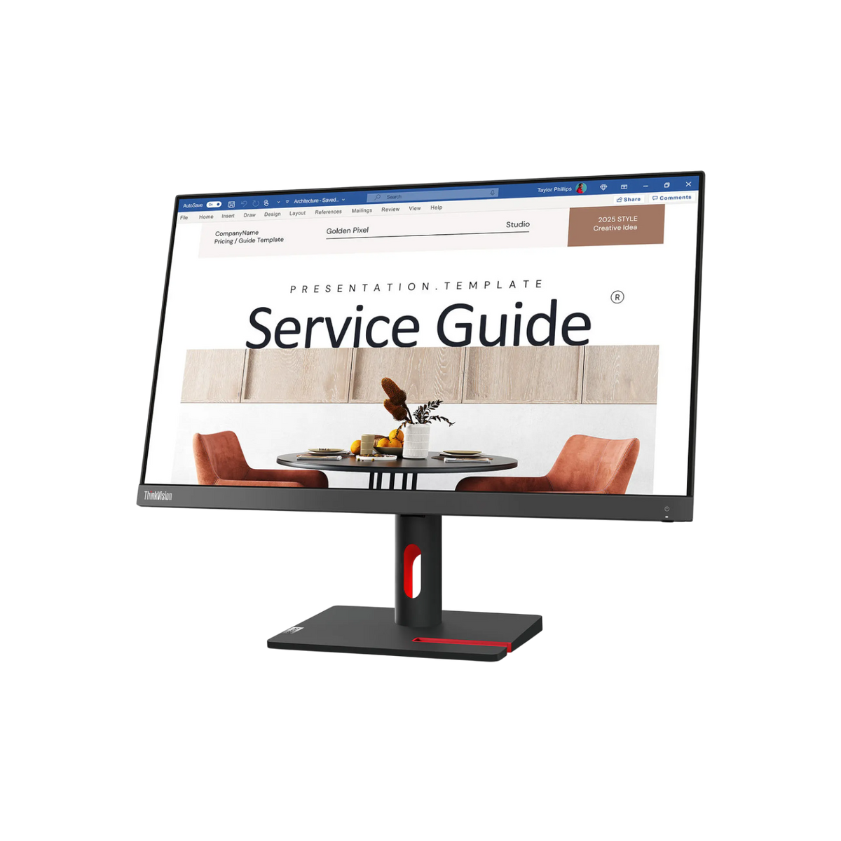 Monitor Lenovo S24i-30 23,8" IPS Full HD.