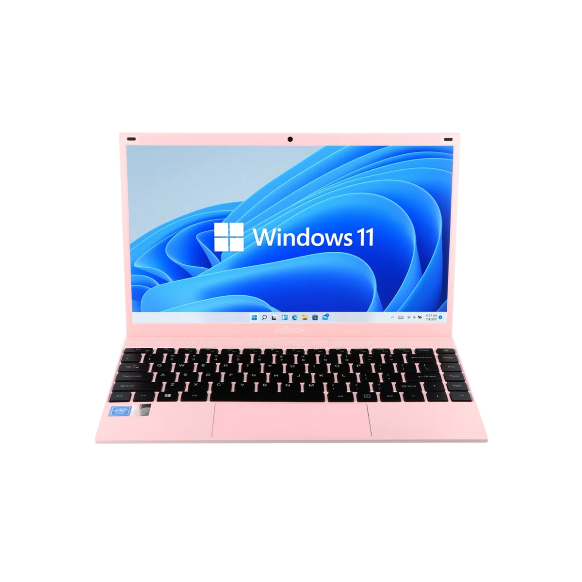 Laptop Maxcom mBook14 Intel Celeron J4125 14" Full HD 8GB 256GB Różowy.