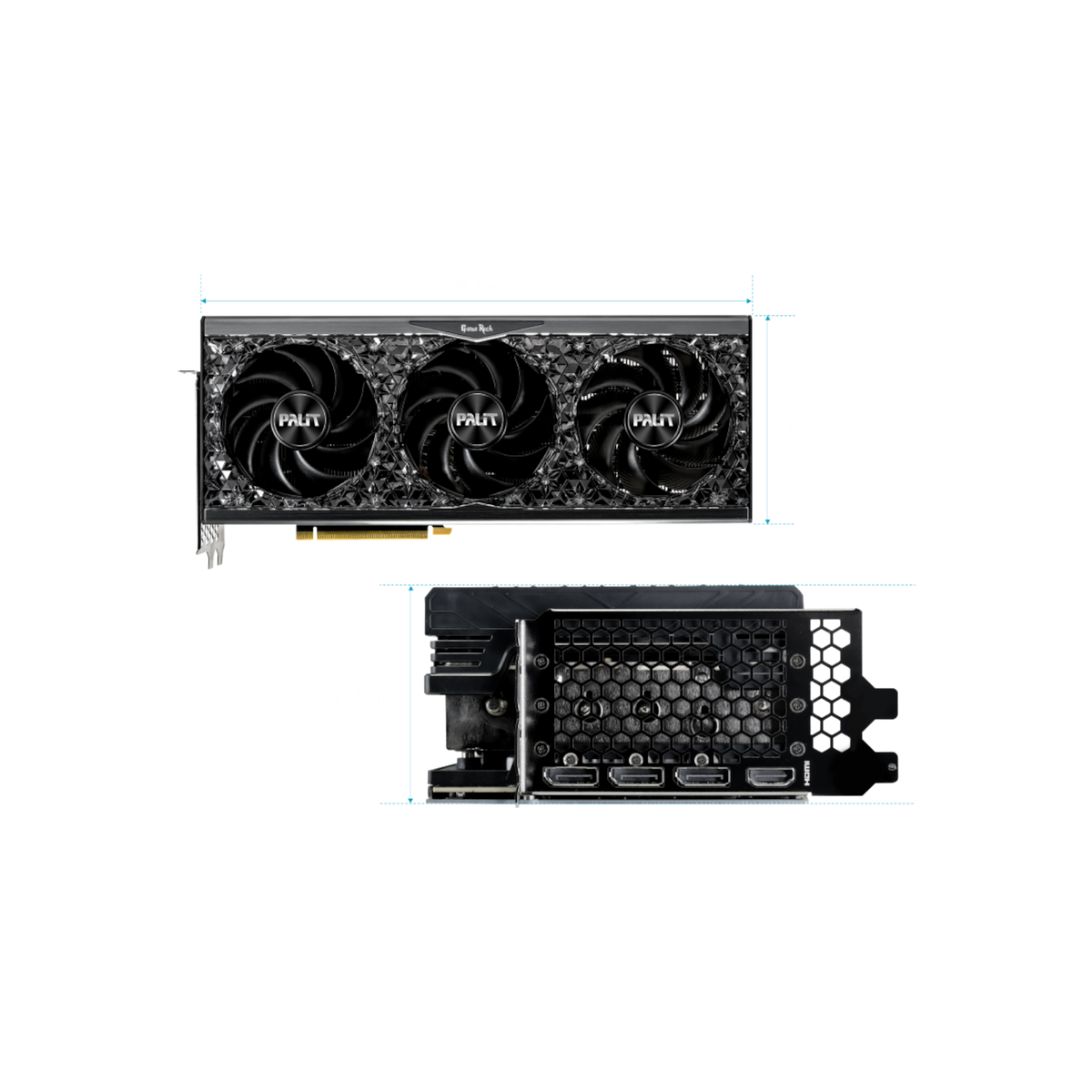 Karta graficzna Palit GeForce RTX 4090 GameRock 24GB GDDR6X.