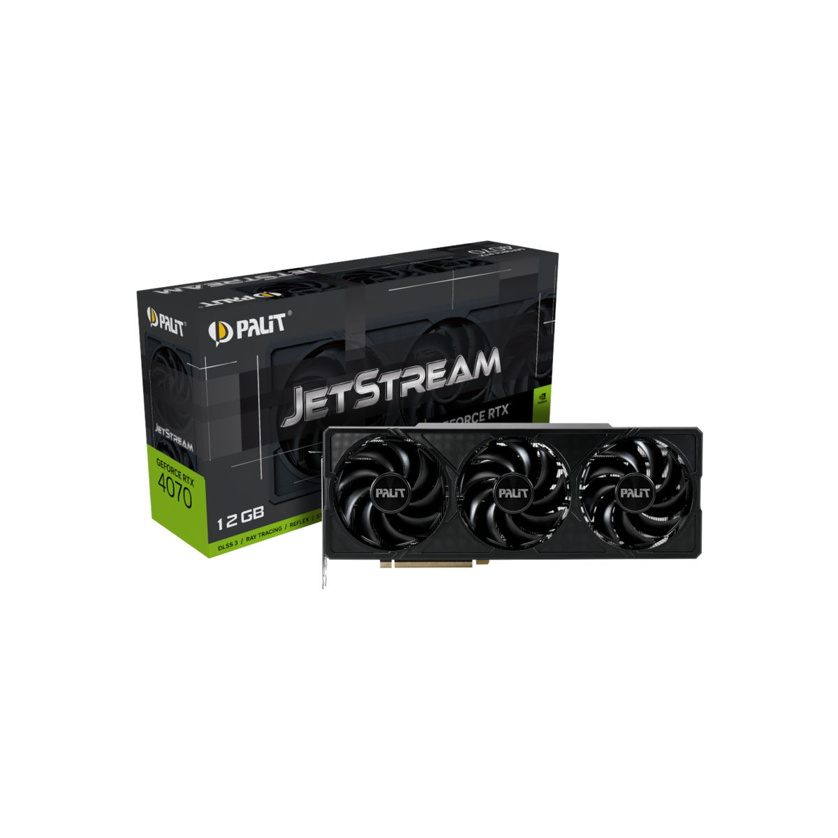 Karta graficzna Palit GeForce RTX 4070 JetStream 12GB GDDR6X.