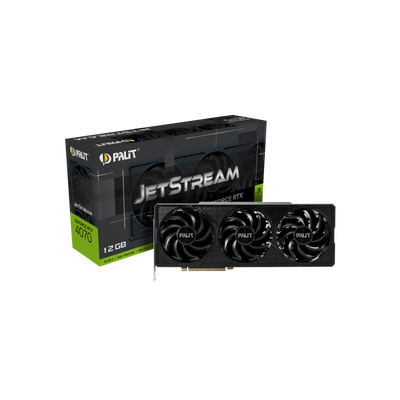 Karta graficzna Palit GeForce RTX 4070 JetStream 12GB GDDR6X.
