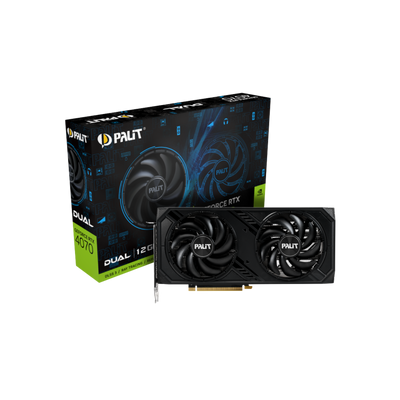 Karta graficzna Palit GeForce RTX 4070 Dual 12GB GDDR6X.
