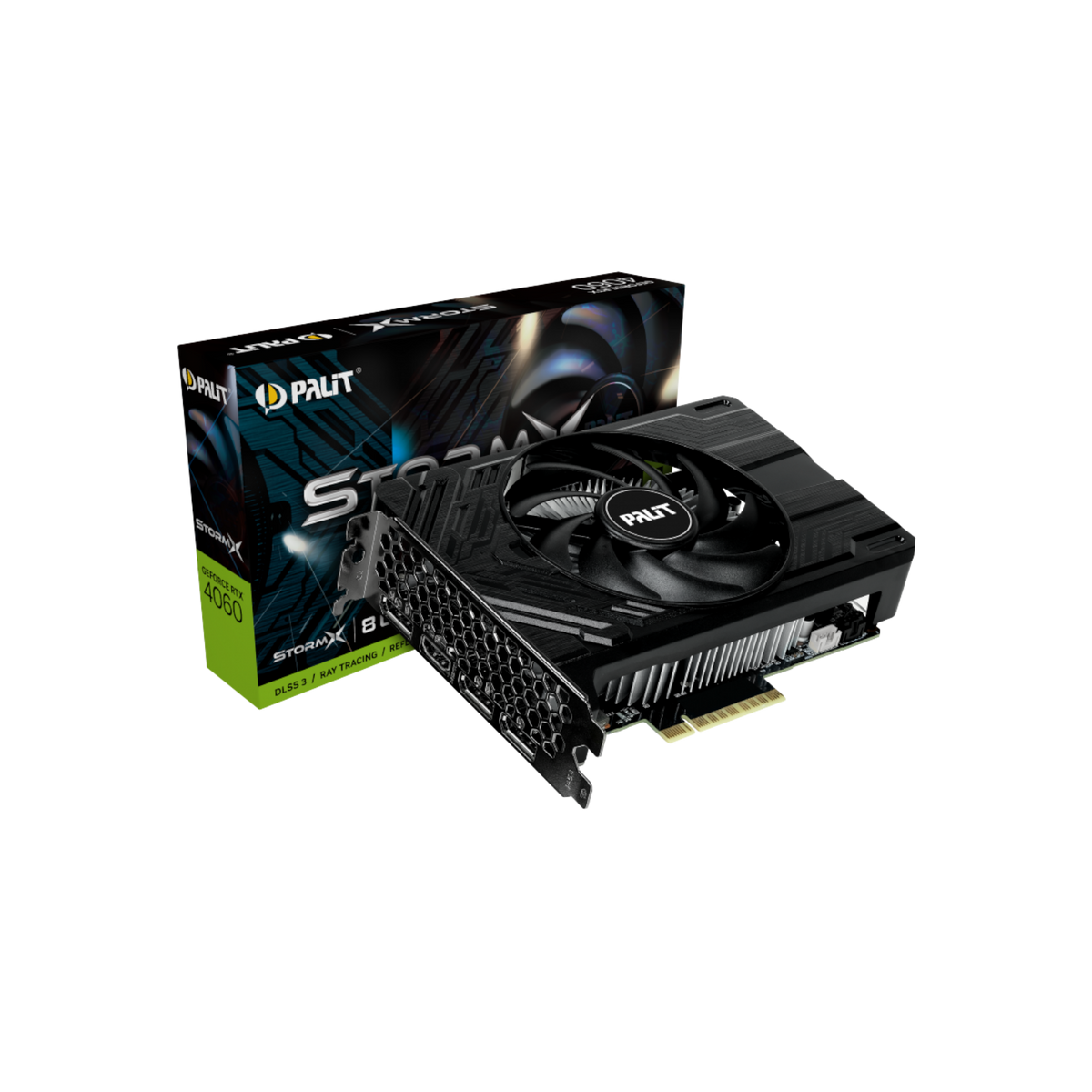 Karta graficzna Palit GeForce RTX 4060 StormX 8GB GDDR6.
