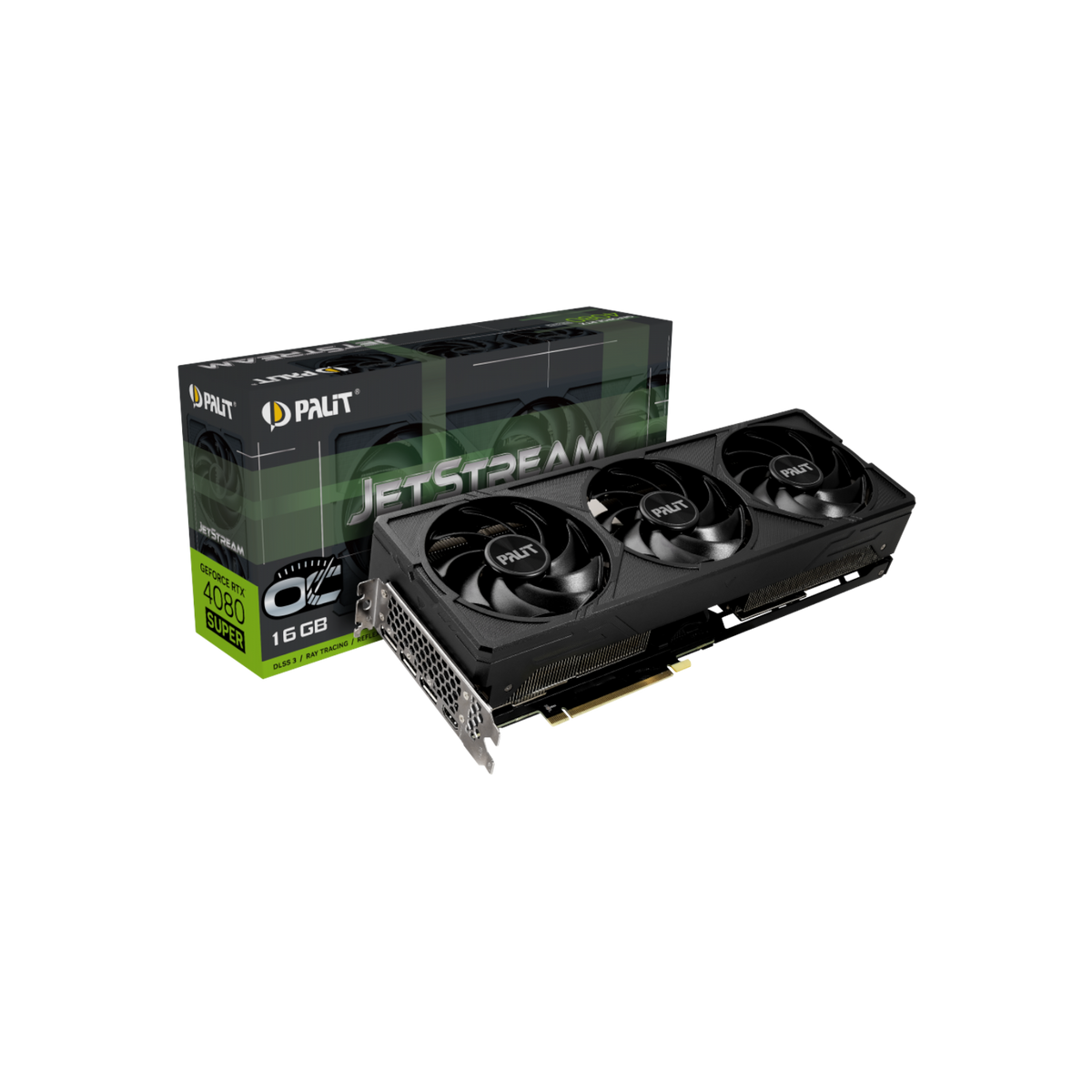 Karta graficzna Palit GeForce RTX 4080 SUPER JetStream OC 16GB GDDR6X.