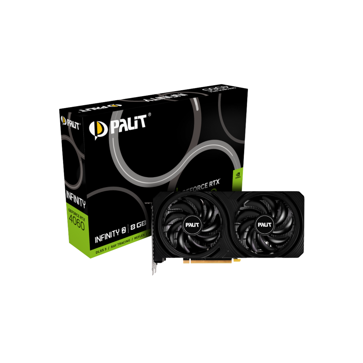 Karta graficzna Palit GeForce RTX 4060 Infinity 2 8GB GDDR6.