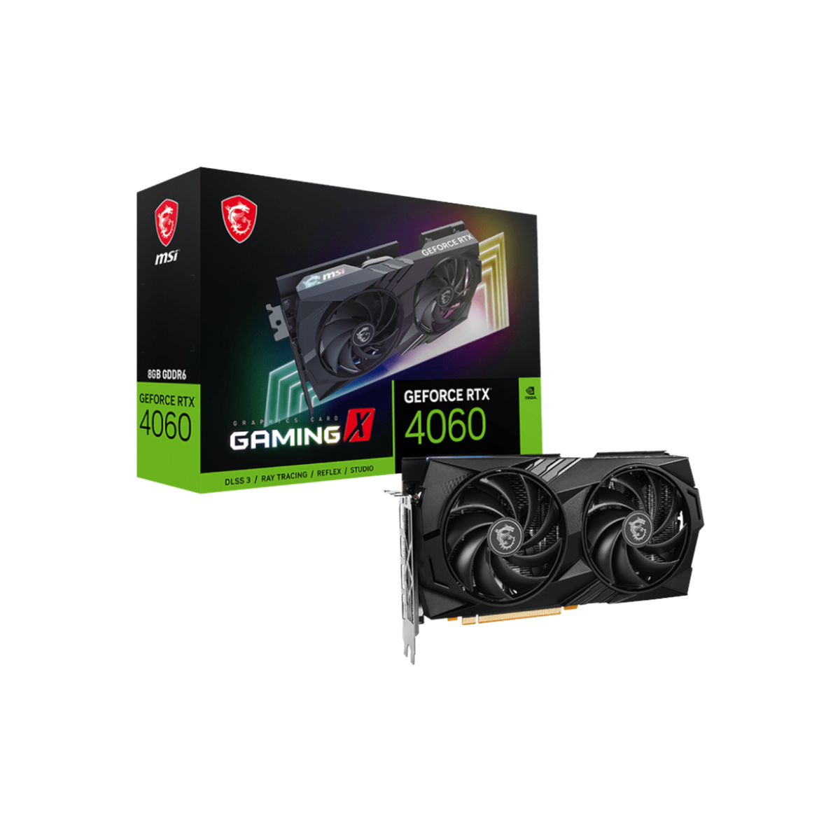 Karta graficzna MSI GeForce RTX 4060 Gaming X 8GB GDDR6.