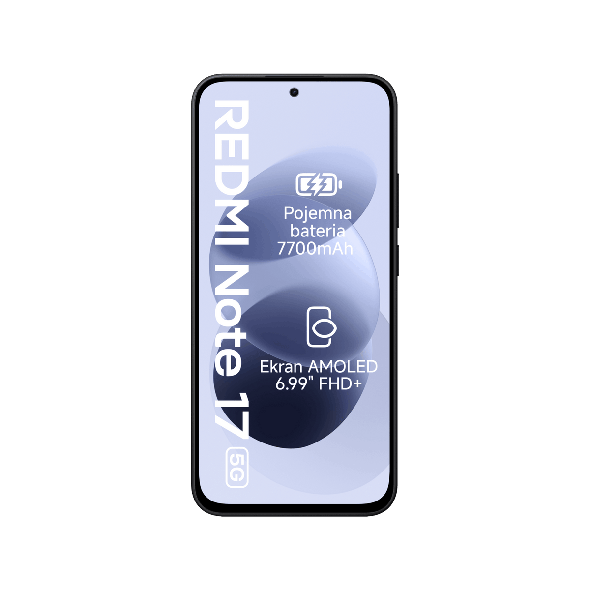 Smartfon Redmi Note 17 5G Czarny Front
