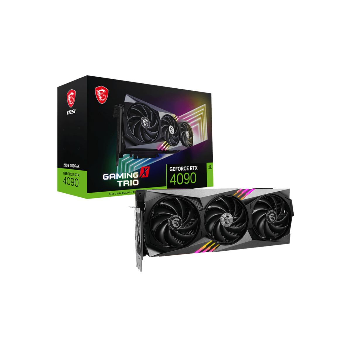 Karta graficzna MSI GeForce RTX 4090 GAMING X TRIO 24GB GDDR6X.